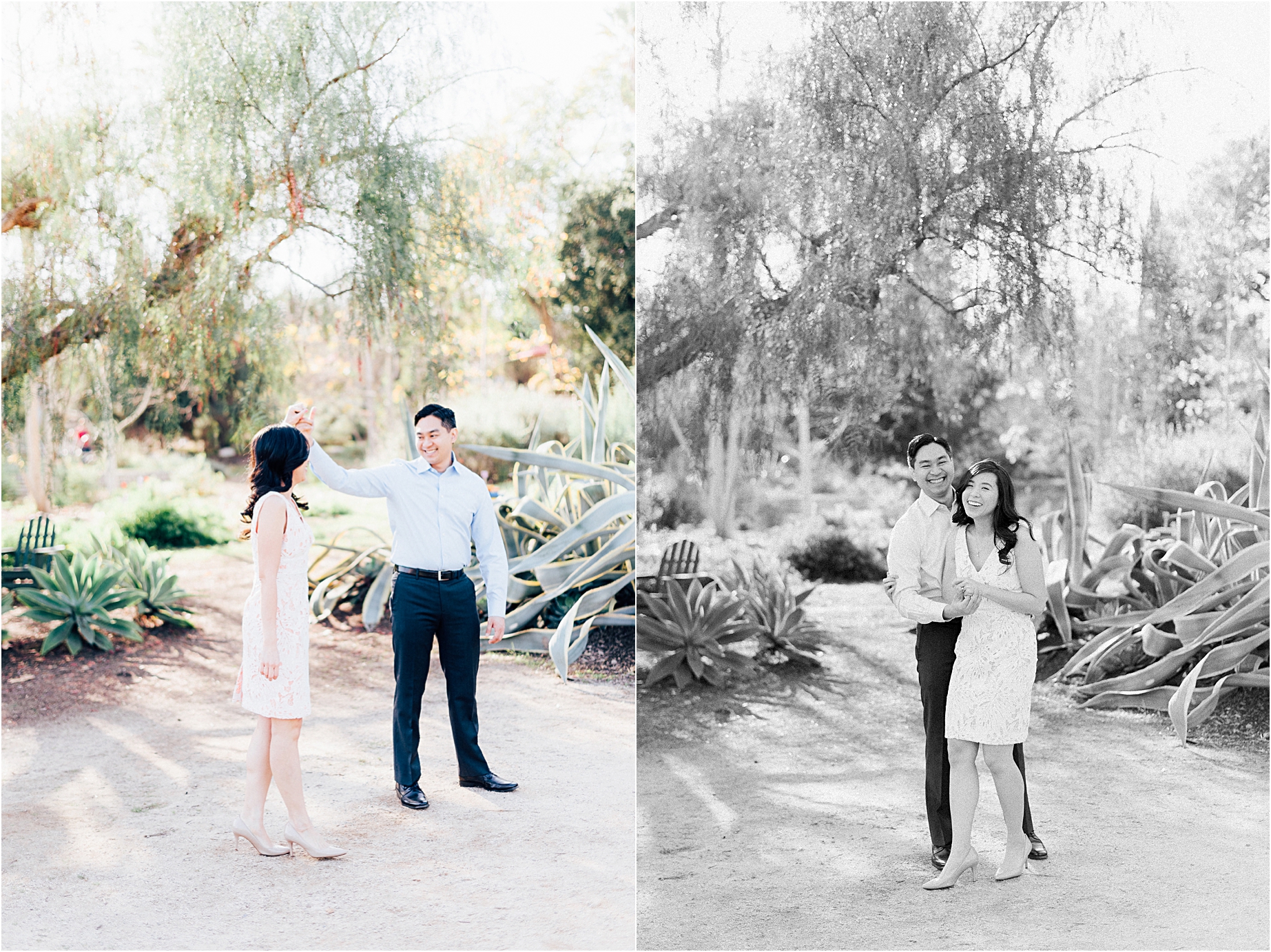 Arlington Gardens Old Town Pasadena Engagement