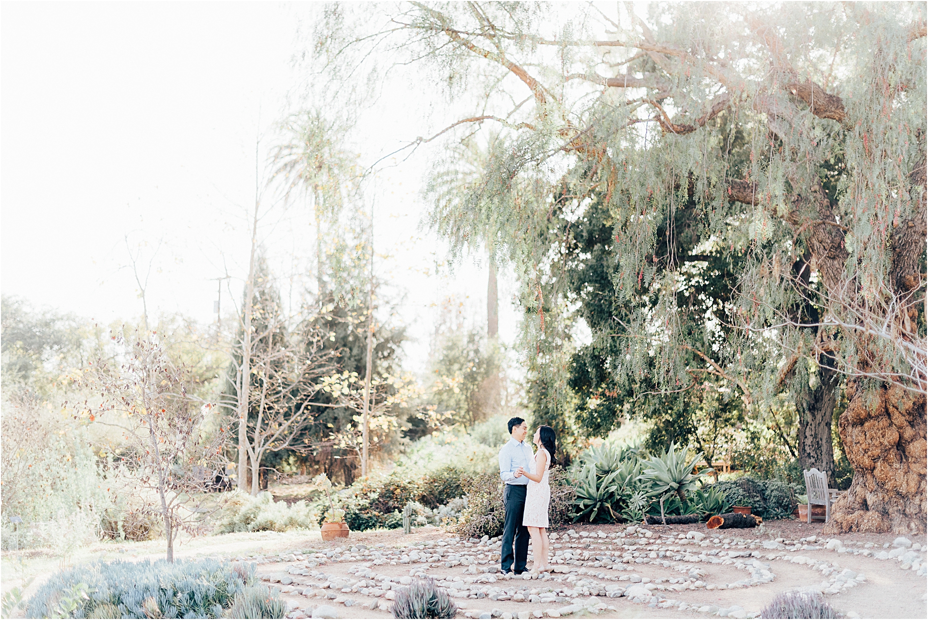 Arlington Gardens Old Town Pasadena Engagement