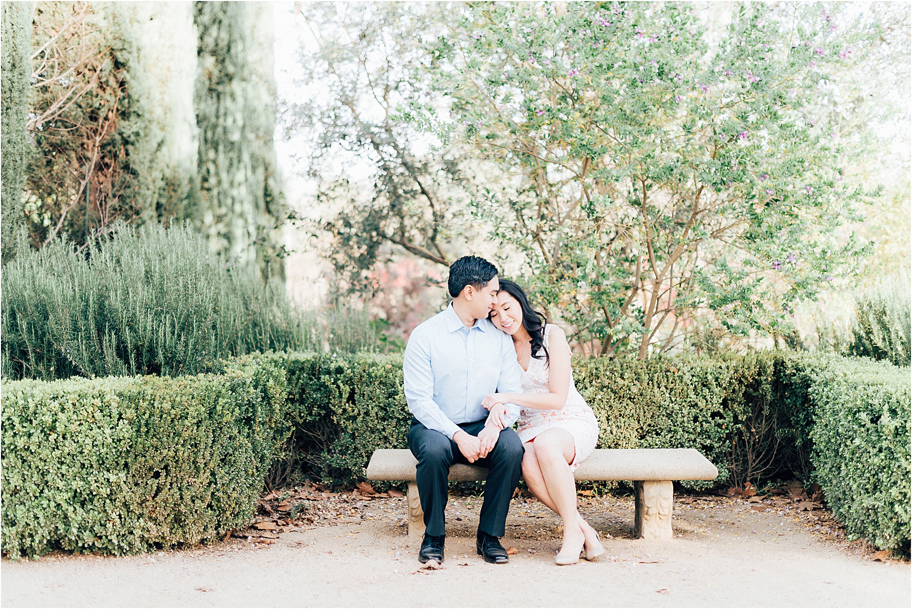 Arlington Gardens Old Town Pasadena Engagement