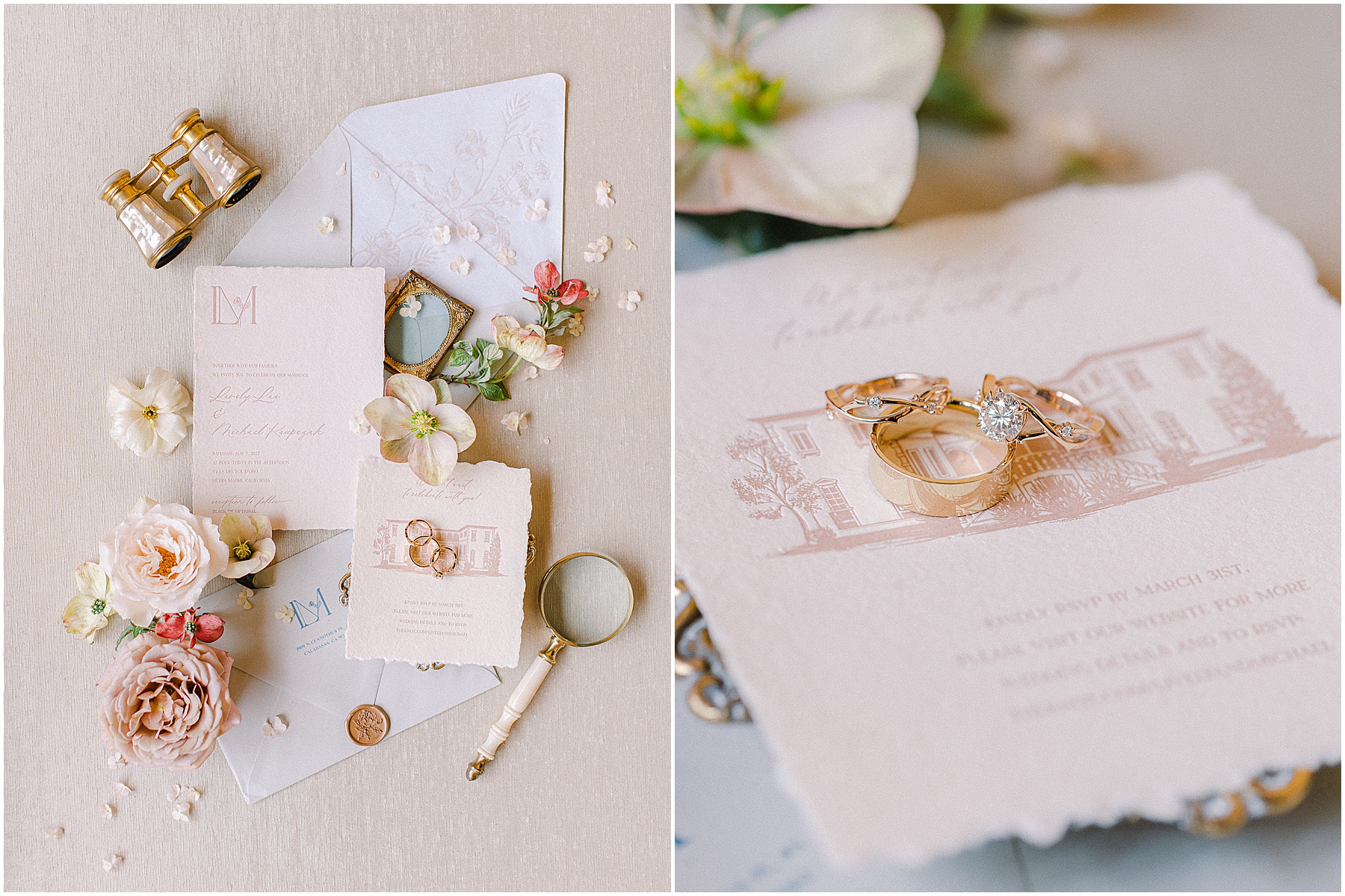 Marie Antoinette french inspired shabby wedding Place Card