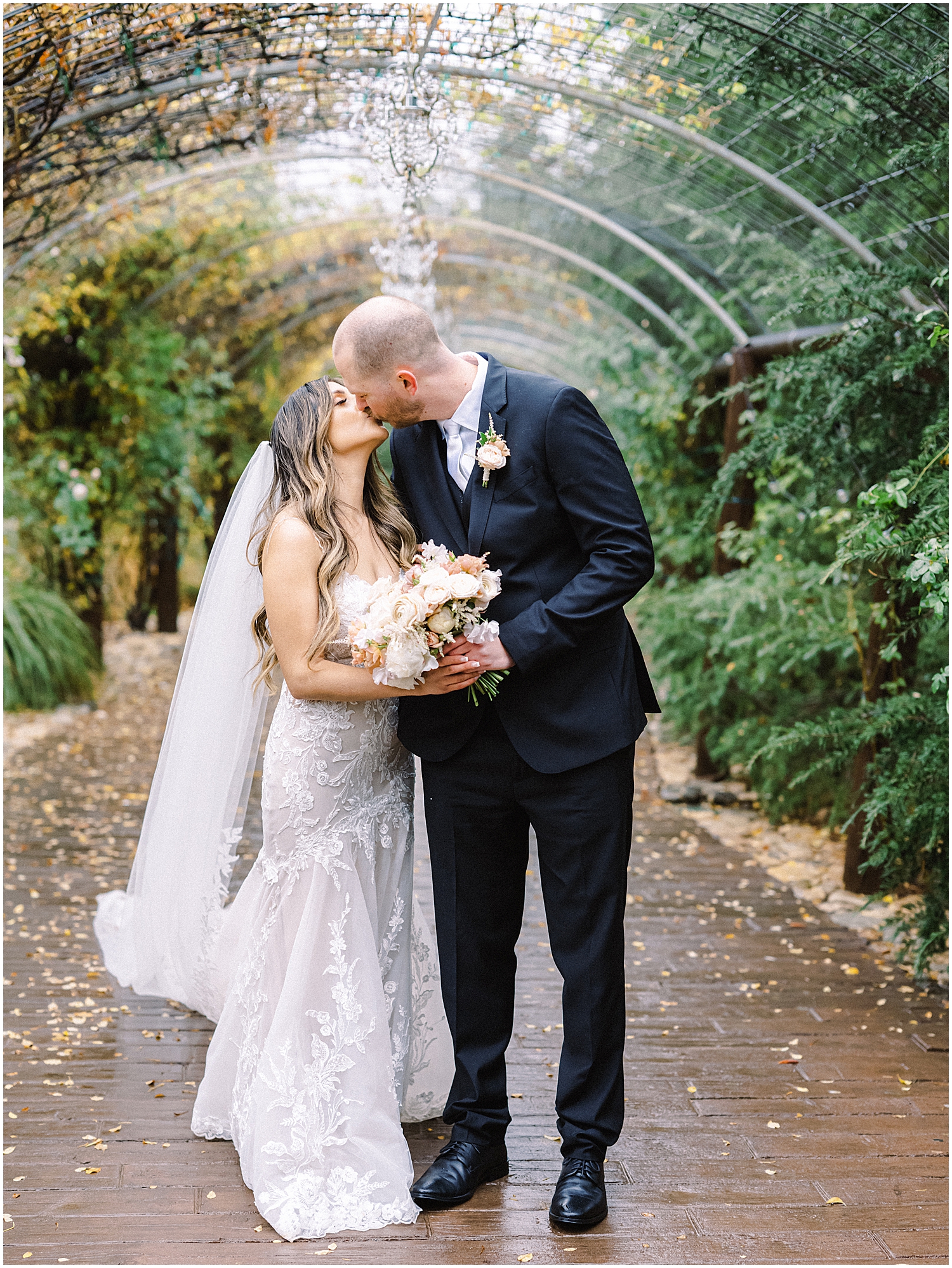 Golden hour portraits of a couple at Serendipity Garden in Southern California.